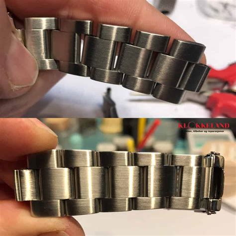 rolex band stretch repair|Rolex bracelet replacement cost.